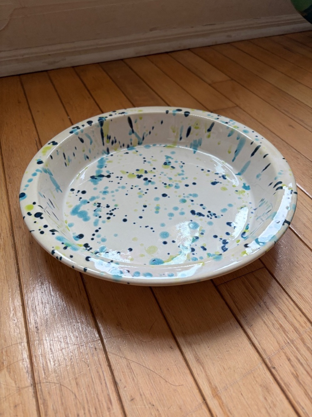 Anthropologie Clea Speckled Pie Dish